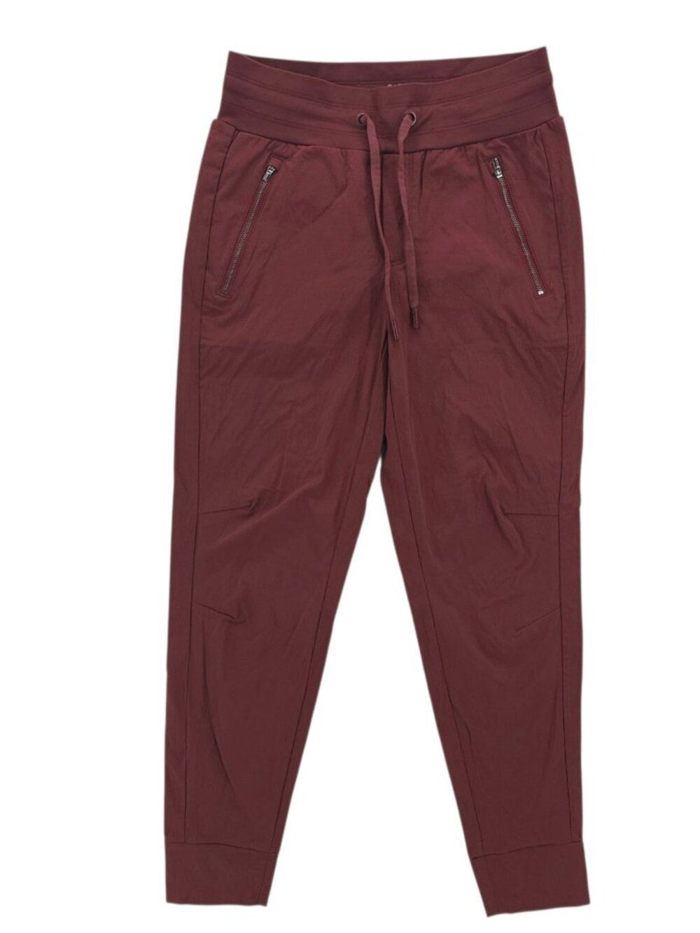 ATHLETA Trekkie North Jogger Cognac Brown Hiking Travel Pants Athleisure Size 0